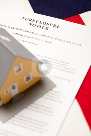 To use this stock image in your creative project, please select the size you need over to the right and click the "Add to Cart" button.
Your downloaded image will come with the Cutcaster watermark removed so don’t worry about the watermark you see on this page. Foreclosure Notice, House and Flag stock photo, Foreclosure Notice and House on the American Flag with Selective Focus. by Andy Dean