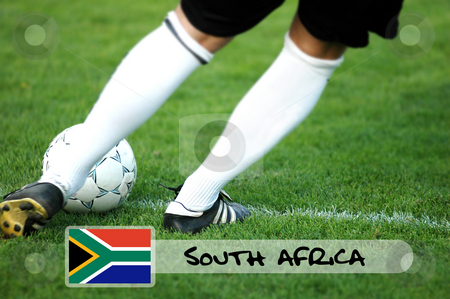 To use this stock image in your creative project, please select the size you need over to the right and click the "Add to Cart" button.
Your downloaded image will come with the Cutcaster watermark removed so don’t worry about the watermark you see on this page. Soccer team of South Africa stock photo, by Tomas Marek