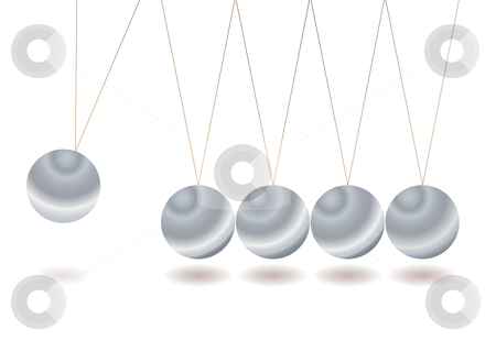 To use this stock image in your creative project, please select the size you need over to the right and click the "Add to Cart" button.
Your downloaded image will come with the Cutcaster watermark removed so don’t worry about the watermark you see on this page. Newtons craddle stock vector clipart, Silver metal balls that make a newtons cradle by Michael Travers