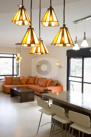 To use this stock image in your creative project, please select the size you need over to the right and click the "Add to Cart" button.
Your downloaded image will come with the Cutcaster watermark removed so don’t worry about the watermark you see on this page. New Home stock photo, Modern furniture set in living room by Dmitry Pistrov