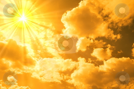 To use this stock image in your creative project, please select the size you need over to the right and click the "Add to Cart" button.
Your downloaded image will come with the Cutcaster watermark removed so don’t worry about the watermark you see on this page. Abstract red sky stock photo, Mystic orange sky with sun showing religious energy by Gunnar Pippel