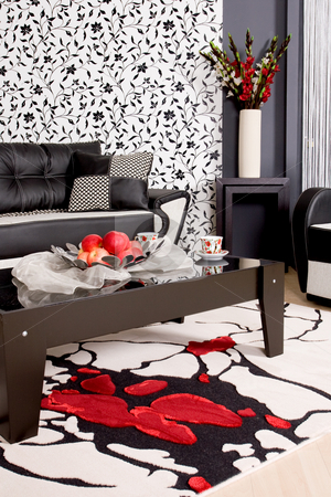 To use this stock image in your creative project, please select the size you need over to the right and click the "Add to Cart" button.
Your downloaded image will come with the Cutcaster watermark removed so don’t worry about the watermark you see on this page. Abstract luxury sofa stock photo, Abstract shot of a modern living room by Nikola Spasenoski