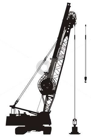 To use this stock image in your creative project, please select the size you need over to the right and click the "Add to Cart" button.
Your downloaded image will come with the Cutcaster watermark removed so don’t worry about the watermark you see on this page. Construction crane 2 stock vector clipart, Vector construction crane silhouette by fractal.gr
