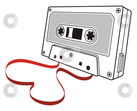To use this stock image in your creative project, please select the size you need over to the right and click the "Add to Cart" button.
Your downloaded image will come with the Cutcaster watermark removed so don’t worry about the watermark you see on this page. Love songs 2 stock vector clipart, Line art of audio cassette with loose tape shaping a heart by fractal.gr