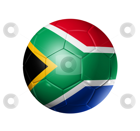 To use this stock image in your creative project, please select the size you need over to the right and click the "Add to Cart" button.
Your downloaded image will come with the Cutcaster watermark removed so don’t worry about the watermark you see on this page. Soccer football ball with south africa flag stock photo, 3D soccer ball with south africa flag, world football cup 2010. isolated on white with clipping path by Laurent Davoust