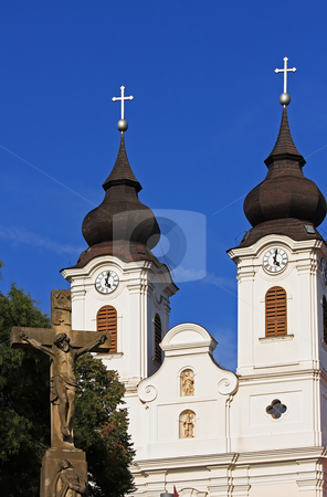 To use this stock image in your creative project, please select the size you need over to the right and click the "Add to Cart" button.
Your downloaded image will come with the Cutcaster watermark removed so don’t worry about the watermark you see on this page. Church stock photo, The church of Tihany(Hungary) is interesting for the double towers by ARPAD RADOCZY
