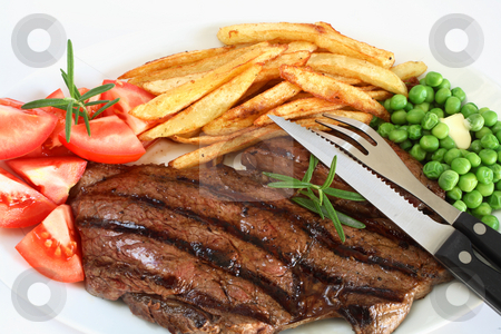 grilled steak dinner