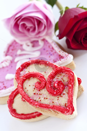 To use this stock image in your creative project, please select the size you need over to the right and click the "Add to Cart" button.
Your downloaded image will come with the Cutcaster watermark removed so don’t worry about the watermark you see on this page. Valentines cookies and roses stock photo, Homemade baked shortbread Valentine cookies with roses by Elena Elisseeva