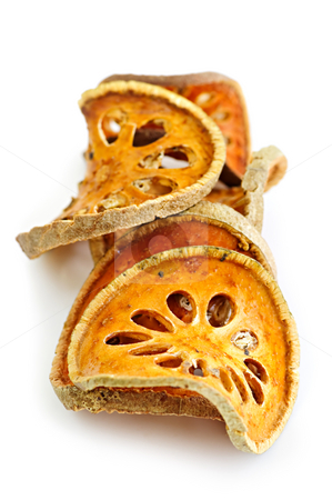 To use this stock image in your creative project, please select the size you need over to the right and click the "Add to Cart" button.
Your downloaded image will come with the Cutcaster watermark removed so don’t worry about the watermark you see on this page. Dried bael fruit stock photo, Slices of dried bael fruit on white background by Elena Elisseeva