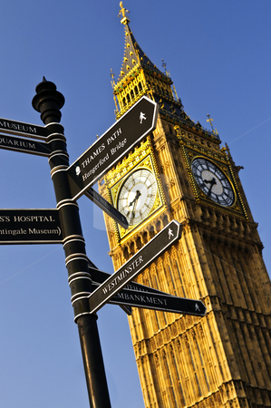 To use this stock image in your creative project, please select the size you need over to the right and click the "Add to Cart" button.
Your downloaded image will come with the Cutcaster watermark removed so don’t worry about the watermark you see on this page. Big Ben clock tower stock photo, Big Ben clock tower with signpost in London by Elena Elisseeva