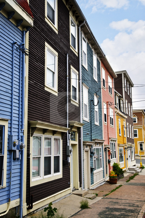 To use this stock image in your creative project, please select the size you need over to the right and click the "Add to Cart" button.
Your downloaded image will come with the Cutcaster watermark removed so don’t worry about the watermark you see on this page. Colorful houses in St. John's stock photo, Colorful houses in St. John's, Newfoundland, Canada by Elena Elisseeva