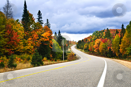 To use this stock image in your creative project, please select the size you need over to the right and click the "Add to Cart" button.
Your downloaded image will come with the Cutcaster watermark removed so don’t worry about the watermark you see on this page. Fall highway stock photo, Fall scenic highway in northern Ontario, Canada by Elena Elisseeva