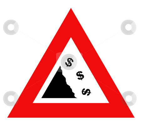 To use this stock image in your creative project, please select the size you need over to the right and click the "Add to Cart" button.
Your downloaded image will come with the Cutcaster watermark removed so don’t worry about the watermark you see on this page. Falling dollar currency sign stock photo, Falling dollar currency sign in red warning triangle, isolated on white background. by Martin Crowdy