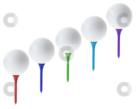 To use this stock image in your creative project, please select the size you need over to the right and click the "Add to Cart" button.
Your downloaded image will come with the Cutcaster watermark removed so don’t worry about the watermark you see on this page. Golf Balls on Tees stock photo, Golf Balls on Tees with White background by Lai Leng Yiap