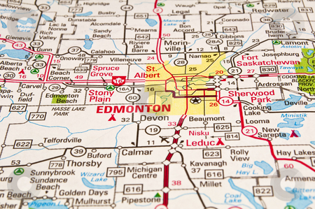 Street map Edmonton PDF Canada