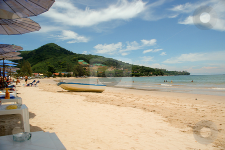 To use this stock image in your creative project, please select the size you need over to the right and click the "Add to Cart" button.
Your downloaded image will come with the Cutcaster watermark removed so don’t worry about the watermark you see on this page. View from the sunbed stock photo, View from the sunbed by Lars Christensen