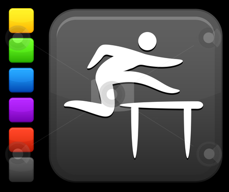 To use this stock image in your creative project, please select the size you need over to the right and click the "Add to Cart" button.
Your downloaded image will come with the Cutcaster watermark removed so don’t worry about the watermark you see on this page. Track and field icon on square internet button stock vector clipart, Original vector icon. Six color options included. by L Belomlinsky