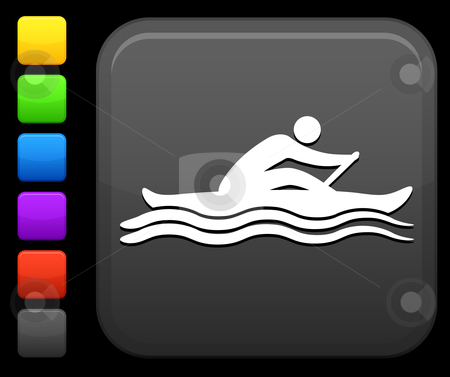 To use this stock image in your creative project, please select the size you need over to the right and click the "Add to Cart" button.
Your downloaded image will come with the Cutcaster watermark removed so don’t worry about the watermark you see on this page. Sports rowing icon on square internet button stock vector clipart, Original vector icon. Six color options included. by L Belomlinsky