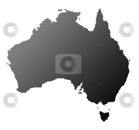To use this stock image in your creative project, please select the size you need over to the right and click the "Add to Cart" button.
Your downloaded image will come with the Cutcaster watermark removed so don’t worry about the watermark you see on this page. Australia silhouette stock photo, Silhouetted map of Australia, isolated on white background. by Martin Crowdy
