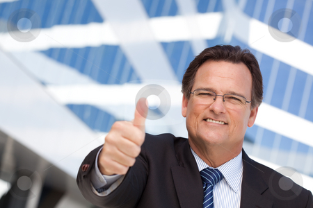 To use this stock image in your creative project, please select the size you need over to the right and click the "Add to Cart" button.
Your downloaded image will come with the Cutcaster watermark removed so don’t worry about the watermark you see on this page. Handsome, Confident Businessman with Thumbs Up stock photo, Handsome, Confident Businessman Outside of Corporate Building with Thumbs Up. by Andy Dean