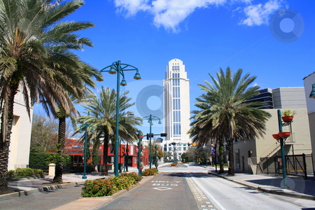 To use this stock image in your creative project, please select the size you need over to the right and click the "Add to Cart" button.
Your downloaded image will come with the Cutcaster watermark removed so don’t worry about the watermark you see on this page. The Courthouse in Downtown Orlando, Florida stock photo, A side view of the courthouse in downtown Orlando, Florida, looking north on Magnolia Avenue by Carl Stewart