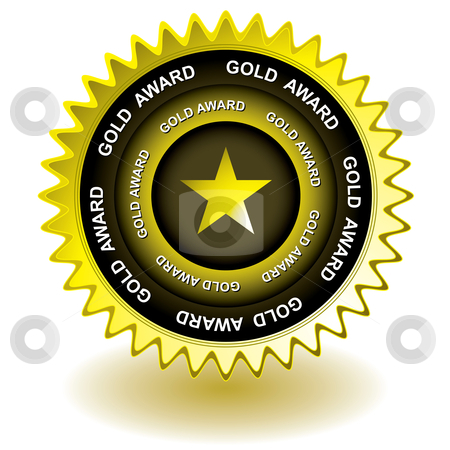 To use this stock image in your creative project, please select the size you need over to the right and click the "Add to Cart" button.
Your downloaded image will come with the Cutcaster watermark removed so don’t worry about the watermark you see on this page. Gold award icon stock vector clipart, Golden award for web site or icon used for presentation of achievement by Michael Travers