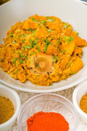 To use this stock image in your creative project, please select the size you need over to the right and click the "Add to Cart" button.
Your downloaded image will come with the Cutcaster watermark removed so don’t worry about the watermark you see on this page. Curry beef rice and potatoes stock photo, Fresh home made curry beef rice and potatoes with ingredients around composition by Francesco Perre