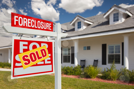 To use this stock image in your creative project, please select the size you need over to the right and click the "Add to Cart" button.
Your downloaded image will come with the Cutcaster watermark removed so don’t worry about the watermark you see on this page. Sold Foreclosure Real Estate Sign and House - Left stock photo, Sold Foreclosure Home For Sale Real Estate Sign in Front of New House - Left Facing. by Andy Dean