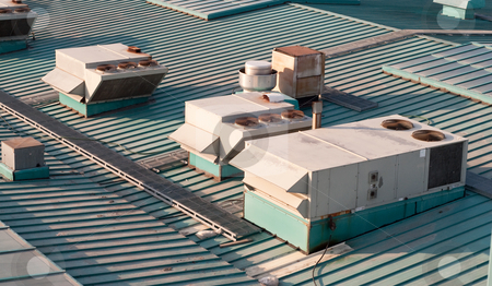 To use this stock image in your creative project, please select the size you need over to the right and click the "Add to Cart" button.
Your downloaded image will come with the Cutcaster watermark removed so don’t worry about the watermark you see on this page. Building Air Vents stock photo, Air vents on top of a commercial building by Richard Nelson