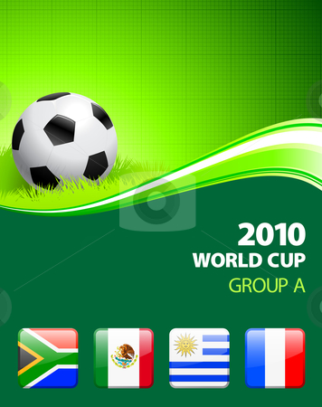To use this stock image in your creative project, please select the size you need over to the right and click the "Add to Cart" button.
Your downloaded image will come with the Cutcaster watermark removed so don’t worry about the watermark you see on this page. 2010 World Cup Group A stock vector clipart, 2010 World Cup Group A Original Vector Illustration by L Belomlinsky