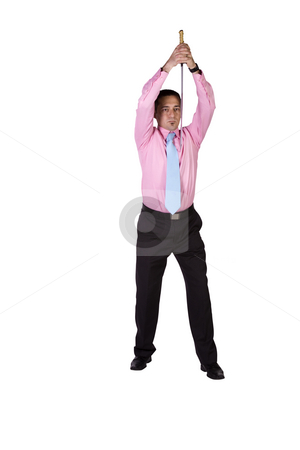 To use this stock image in your creative project, please select the size you need over to the right and click the "Add to Cart" button.
Your downloaded image will come with the Cutcaster watermark removed so don’t worry about the watermark you see on this page. Businessman Committing Suicide with a Sword - Harakiri stock photo, Businessman Committing Suicide with a Sword - Harakiri on an Isolated Background by Mehmet Dilsiz