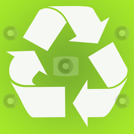 To use this stock image in your creative project, please select the size you need over to the right and click the "Add to Cart" button.
Your downloaded image will come with the Cutcaster watermark removed so don’t worry about the watermark you see on this page. Recycling sign stock photo, White recycling silhouette with gradient green background. by Martin Crowdy
