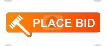 To use this stock image in your creative project, please select the size you need over to the right and click the "Add to Cart" button.
Your downloaded image will come with the Cutcaster watermark removed so don’t worry about the watermark you see on this page. Place Bid Orange stock photo, Place Bid button with a ring or target simbol on white background. by Henrik Lehnerer