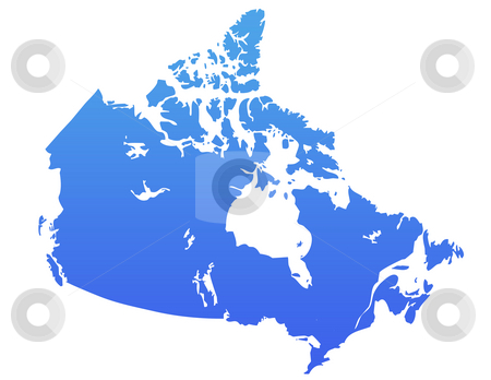 To use this stock image in your creative project, please select the size you need over to the right and click the "Add to Cart" button.
Your downloaded image will come with the Cutcaster watermark removed so don’t worry about the watermark you see on this page. Blue Canada map stock photo, Canada map in gradient blue, isolated on white background. by Martin Crowdy