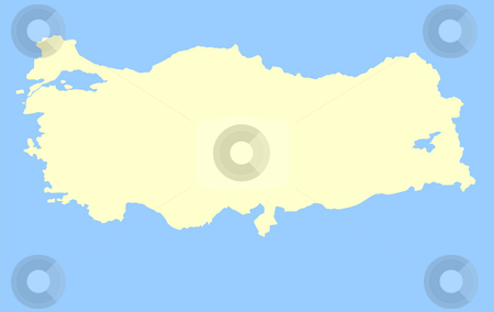 To use this stock image in your creative project, please select the size you need over to the right and click the "Add to Cart" button.
Your downloaded image will come with the Cutcaster watermark removed so don’t worry about the watermark you see on this page. Map of Turkey stock photo, Map of Turkey isolated on a blue background. by Martin Crowdy