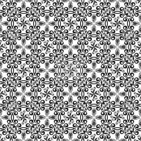 To use this stock image in your creative project, please select the size you need over to the right and click the "Add to Cart" button.
Your downloaded image will come with the Cutcaster watermark removed so don’t worry about the watermark you see on this page. Floral black seamless background stock photo, Floral abstract seamless background in black and white by Michael Travers