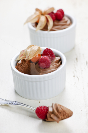 To use this stock image in your creative project, please select the size you need over to the right and click the "Add to Cart" button.
Your downloaded image will come with the Cutcaster watermark removed so don’t worry about the watermark you see on this page. Chocolate mousse dessert stock photo, Two chocolate mousse desserts with a spoon by Elena Elisseeva