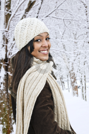 To use this stock image in your creative project, please select the size you need over to the right and click the "Add to Cart" button.
Your downloaded image will come with the Cutcaster watermark removed so don’t worry about the watermark you see on this page. Happy woman outside in winter stock photo, Portrait of happy woman outdoors in winter by Elena Elisseeva