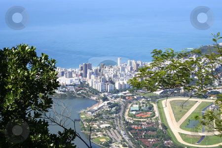 To use this stock image in your creative project, please select the size you need over to the right and click the "Add to Cart" button.
Your downloaded image will come with the Cutcaster watermark removed so don’t worry about the watermark you see on this page. Rio de Janeiro stock photo, The city of Rio de Janeiro. View from the Corcovado. by Michael Osterrieder