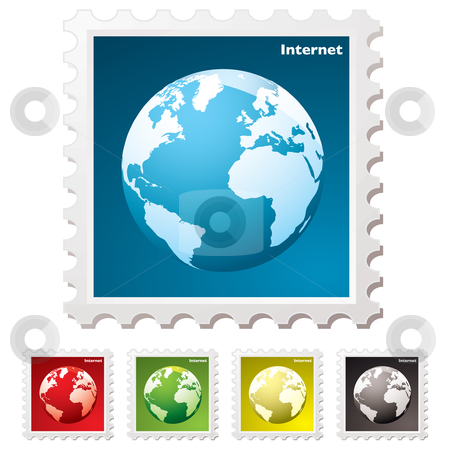 To use this stock image in your creative project, please select the size you need over to the right and click the "Add to Cart" button.
Your downloaded image will come with the Cutcaster watermark removed so don’t worry about the watermark you see on this page. Internet world stamp stock vector clipart, Internet stamp concept with world icon and shadow by Michael Travers