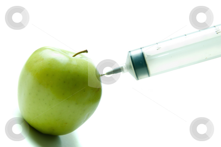To use this stock image in your creative project, please select the size you need over to the right and click the "Add to Cart" button.
Your downloaded image will come with the Cutcaster watermark removed so don’t worry about the watermark you see on this page. Injecting Vitamins stock photo, Concept image of a syringe injecting additional vitamins into food, shot on a white background. by Richard Nelson
