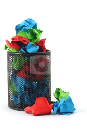 To use this stock image in your creative project, please select the size you need over to the right and click the "Add to Cart" button.
Your downloaded image will come with the Cutcaster watermark removed so don’t worry about the watermark you see on this page. Trash in basket stock photo, Trash or rubbish paper in basket isolated on white background by Gunnar Pippel