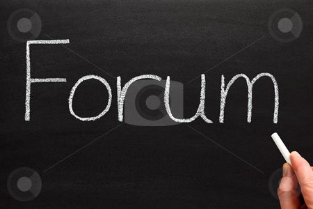 To use this stock image in your creative project, please select the size you need over to the right and click the "Add to Cart" button.
Your downloaded image will come with the Cutcaster watermark removed so don’t worry about the watermark you see on this page. Writing forum with white chalk on a blackboard. stock photo, Writing forum with white chalk on a blackboard. by Stephen Rees