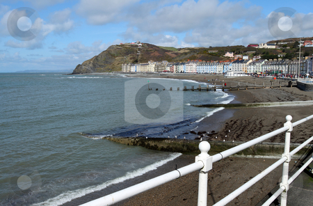 To use this stock image in your creative project, please select the size you need over to the right and click the "Add to Cart" button.
Your downloaded image will come with the Cutcaster watermark removed so don’t worry about the watermark you see on this page. Aberystwyth North beach and promenade, Wales UK. stock photo, Aberystwyth North beach and promenade, Wales UK. by Stephen Rees