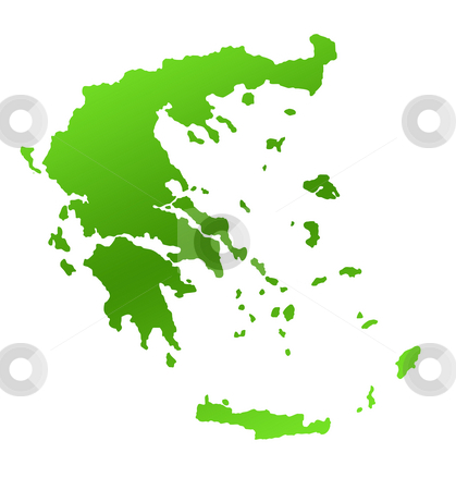 To use this stock image in your creative project, please select the size you need over to the right and click the "Add to Cart" button.
Your downloaded image will come with the Cutcaster watermark removed so don’t worry about the watermark you see on this page. Greece map stock photo, Green Greece or Greek islands map, isolated on white background. by Martin Crowdy