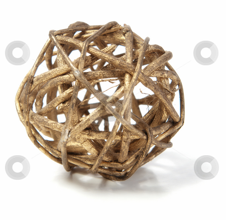 To use this stock image in your creative project, please select the size you need over to the right and click the "Add to Cart" button.
Your downloaded image will come with the Cutcaster watermark removed so don’t worry about the watermark you see on this page. Wicker Wooden Ball stock photo, A decorative wicker wooden ball isolated against a white background. by Richard Nelson