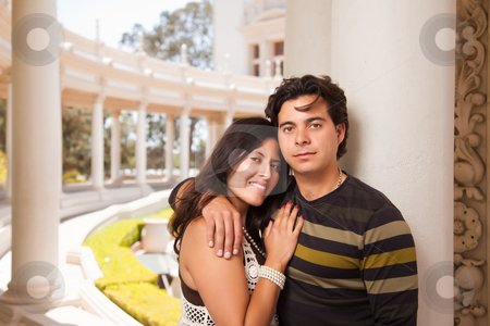 To use this stock image in your creative project, please select the size you need over to the right and click the "Add to Cart" button.
Your downloaded image will come with the Cutcaster watermark removed so don’t worry about the watermark you see on this page. Attractive Hispanic Couple Portrait Outdoors stock photo, Attractive Hispanic Couple Portrait Enjoying Each Other Outdoors. by Andy Dean