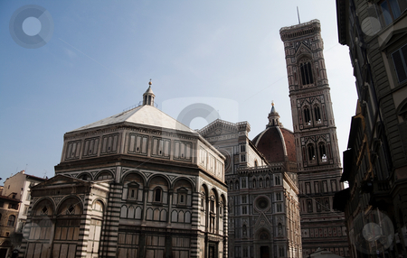 To use this stock image in your creative project, please select the size you need over to the right and click the "Add to Cart" button.
Your downloaded image will come with the Cutcaster watermark removed so don’t worry about the watermark you see on this page. Florence Cathedral stock photo, The Duomo Cathedral and Baptistry of Florence, Italy by Kevin Tietz