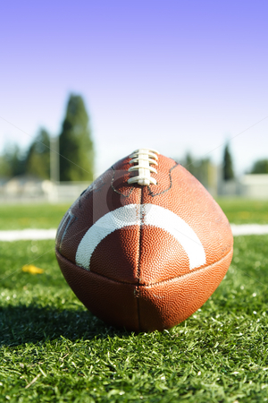 To use this stock image in your creative project, please select the size you need over to the right and click the "Add to Cart" button.
Your downloaded image will come with the Cutcaster watermark removed so don’t worry about the watermark you see on this page. American football stock photo, An american football on a football field by Suprijono Suharjoto