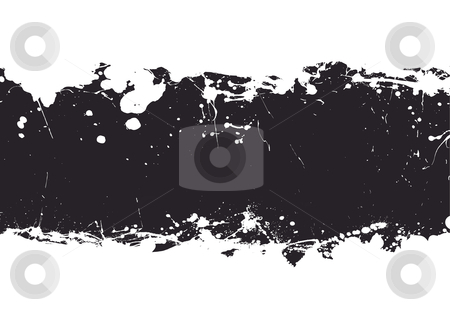 To use this stock image in your creative project, please select the size you need over to the right and click the "Add to Cart" button.
Your downloaded image will come with the Cutcaster watermark removed so don’t worry about the watermark you see on this page. Black ink splat banner stock vector clipart, Ink splat banner with white background and black grunge effect by Michael Travers
